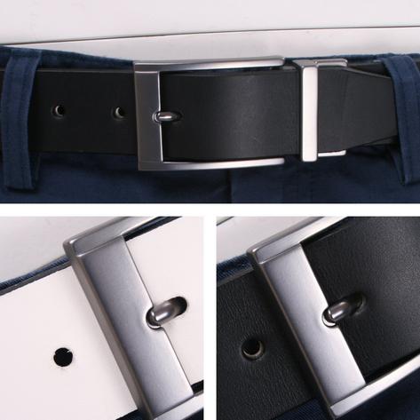 British Belt Company Made in England Premium Quality Reversible Italian Leather Thumbnail 2